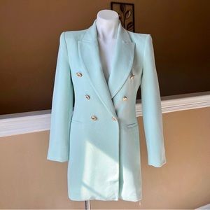 Zara Mint Green Blazer